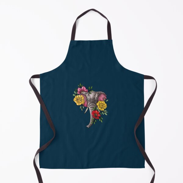 Item preview, Elephant and floral designs designed and sold by Karina Negron.