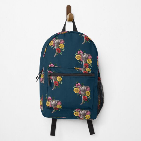 Item preview, Elephant and floral designs designed and sold by Karina Negron.