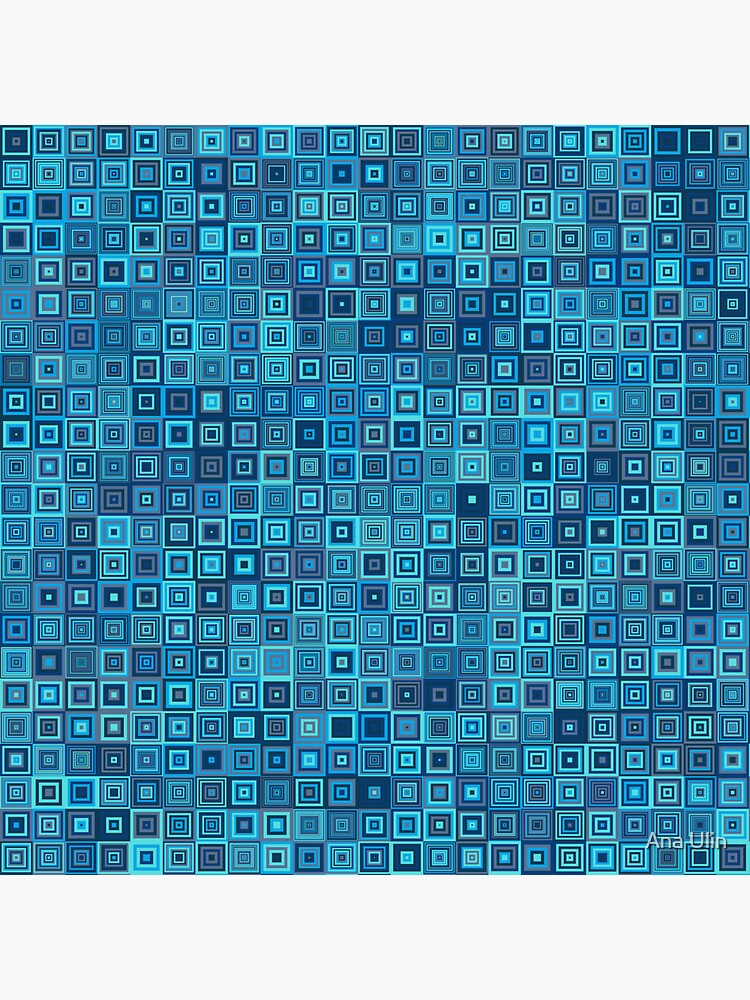 Tectonic Thermal Mass Refrigerator (blues) by anaulin