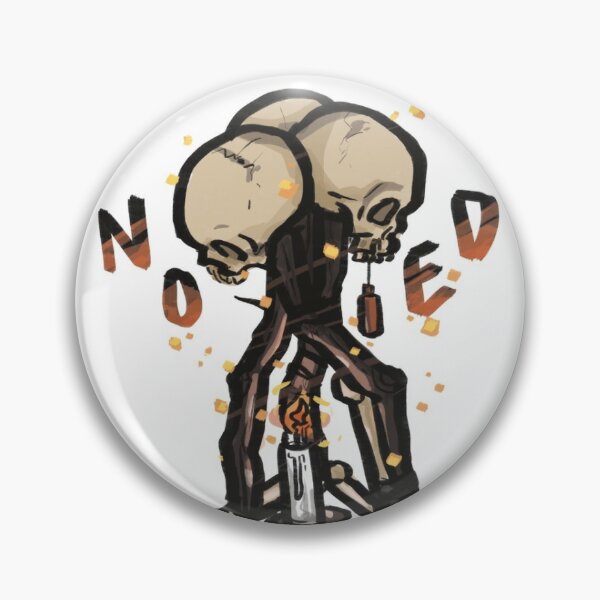 No One Escapes Death Totem Pin By Tenaclty Redbubble