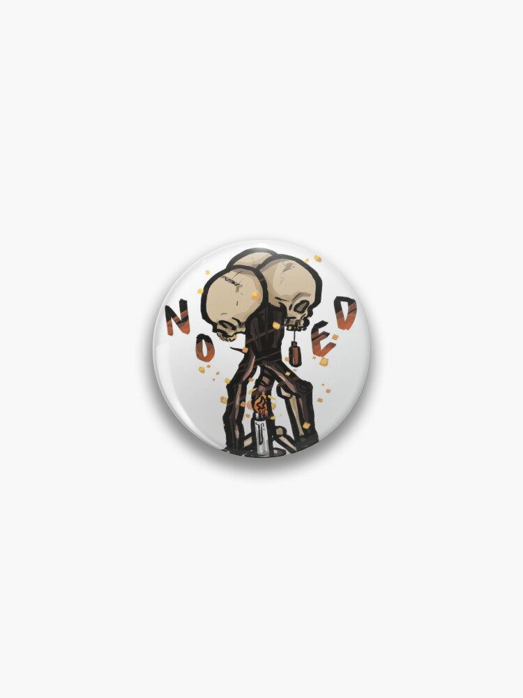 No One Escapes Death Totem Pin By Tenaclty Redbubble