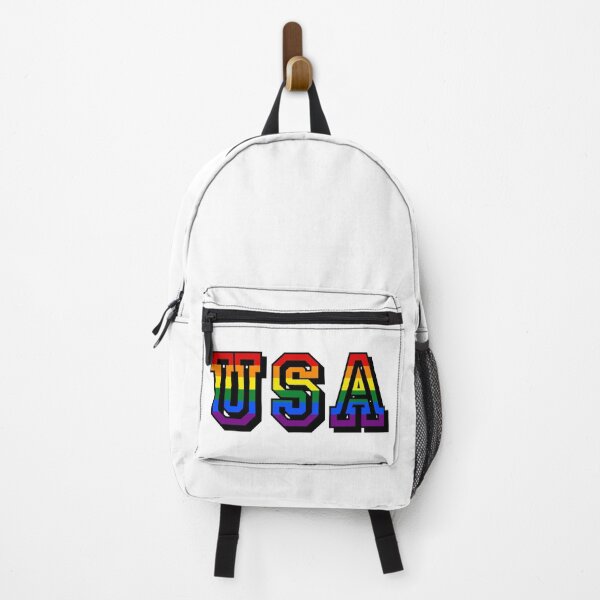 Item preview, USA rainbow flag LGBT CSD rainbow party designed and sold by GeogDesigns.