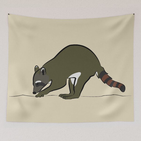 Item preview, Crab-eating Raccoon designed and sold by fuzzytapir.