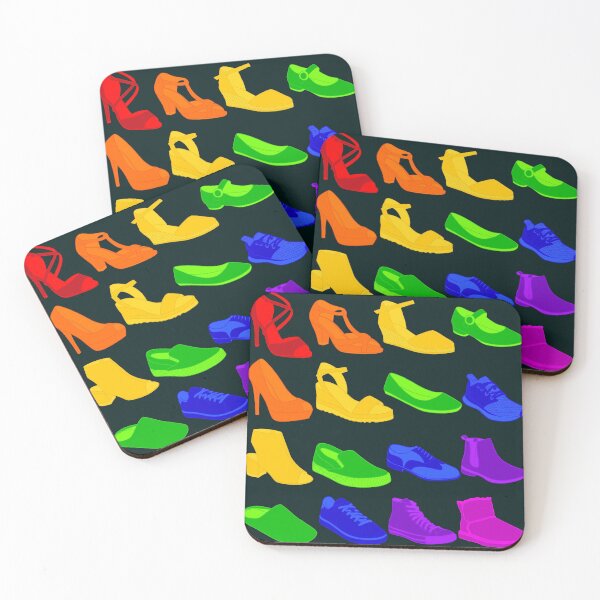 Item preview, Rainbow Shoes Pattern Coloured designed and sold by forfun-art.