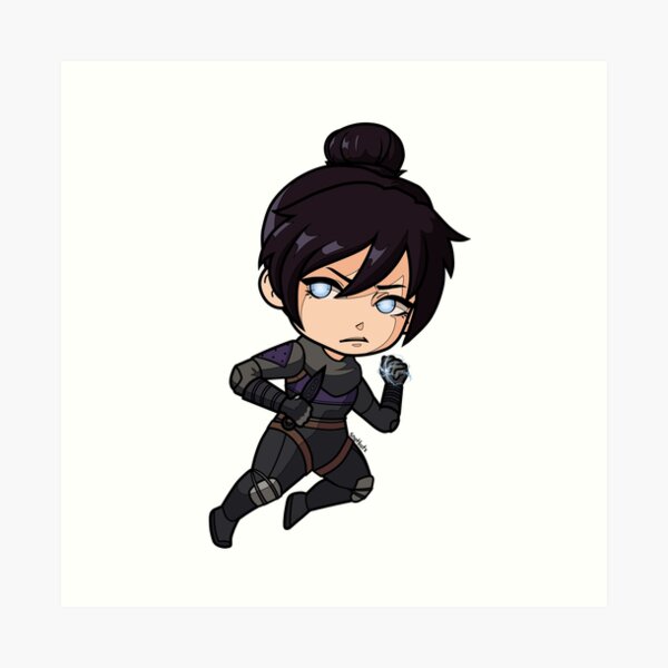 Chibi Wraith Apex Legends Art Prints | Redbubble