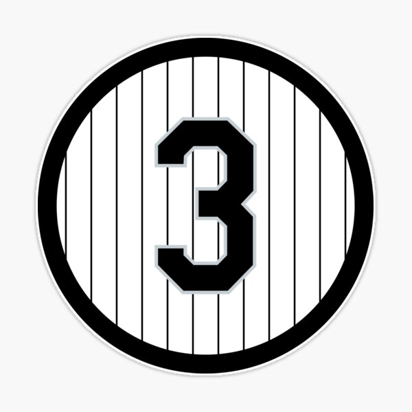 Luke Appling #4 Jersey Number Sticker for Sale by StickBall