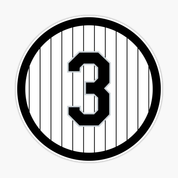 Luke Appling #4 Jersey Number Sticker for Sale by StickBall