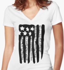 Jet Pack Blues Women's Fitted V-Neck T-Shirt