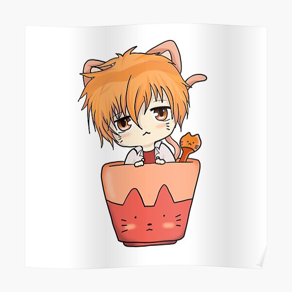 Kyo Sohma Chibi Fruit Basket Poster For Sale By Shdesignz Redbubble 9020