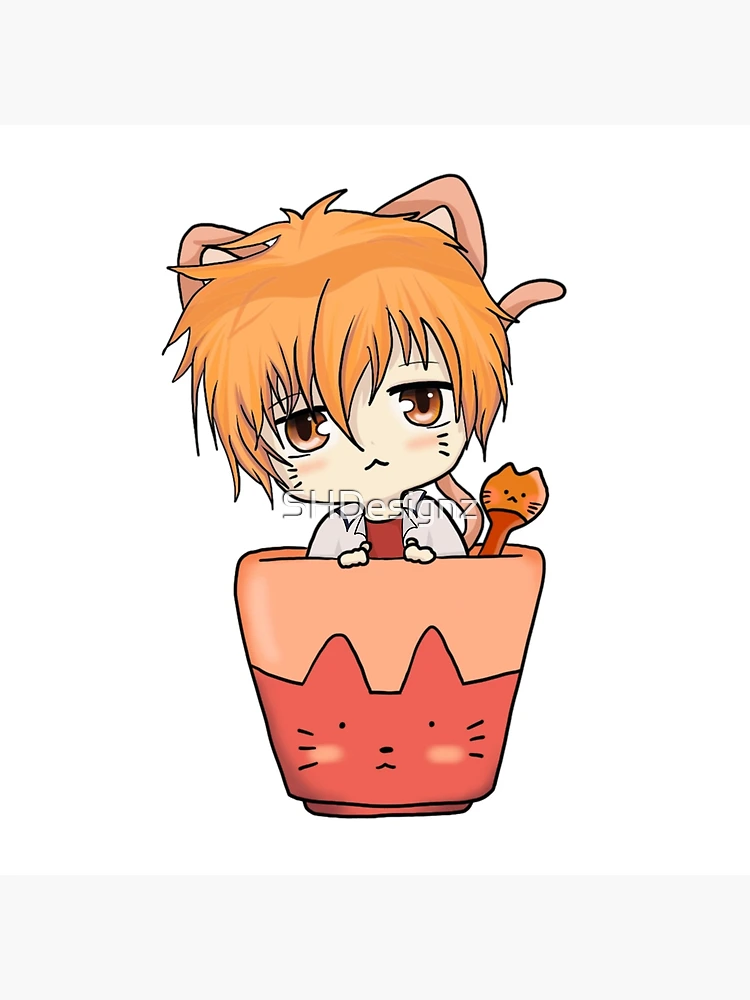 Fruits Basket Chibi Sleep Poncho RARE & sale Chibi Kyo Sohma Enamel Pin Bundle