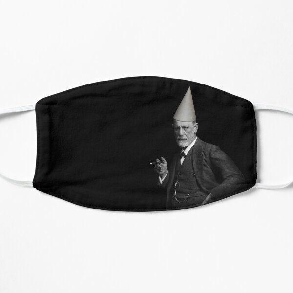 Sigmund Freud Dunce Cap ii Flat Mask