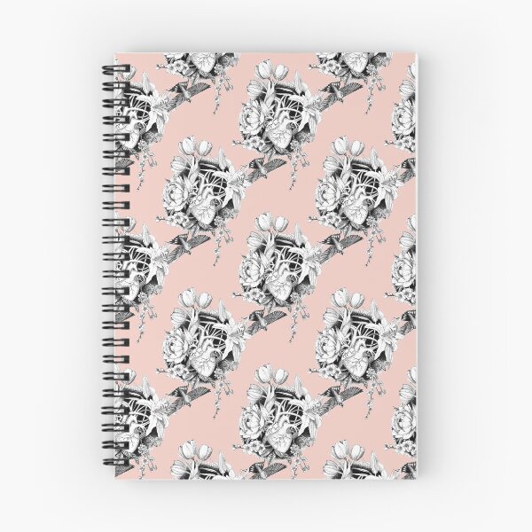 Item preview, Heart Throb Pattern (Coral) designed and sold by Orange Hedgehog.