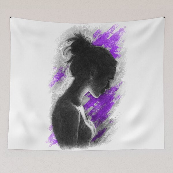 Item preview, Silhouette on Purple designed and sold by Brina Williamson.