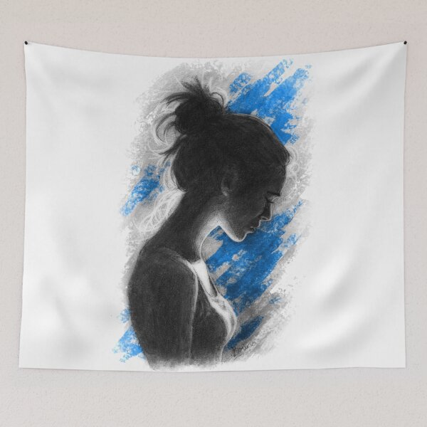 Item preview, Silhouette on Blue designed and sold by Brina Williamson.