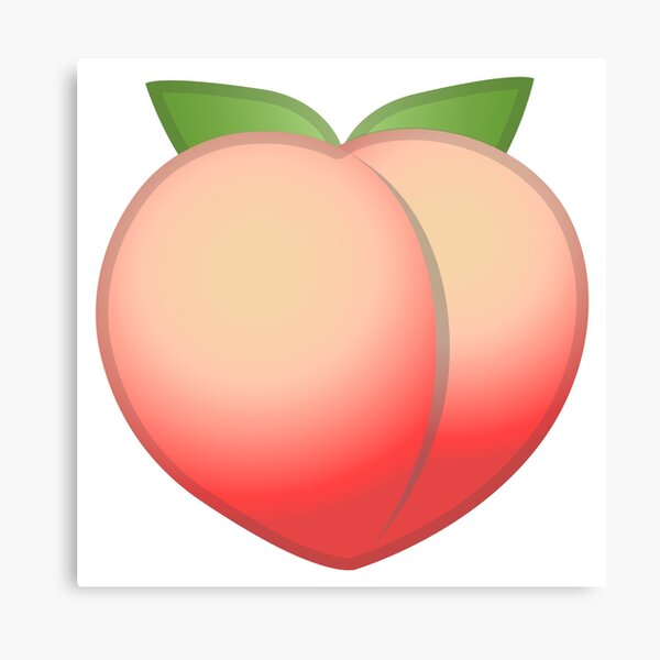 peach, emoji, butt. 