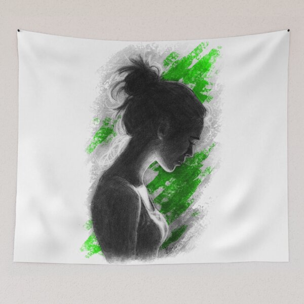 Item preview, Silhouette on Green designed and sold by Brina Williamson.