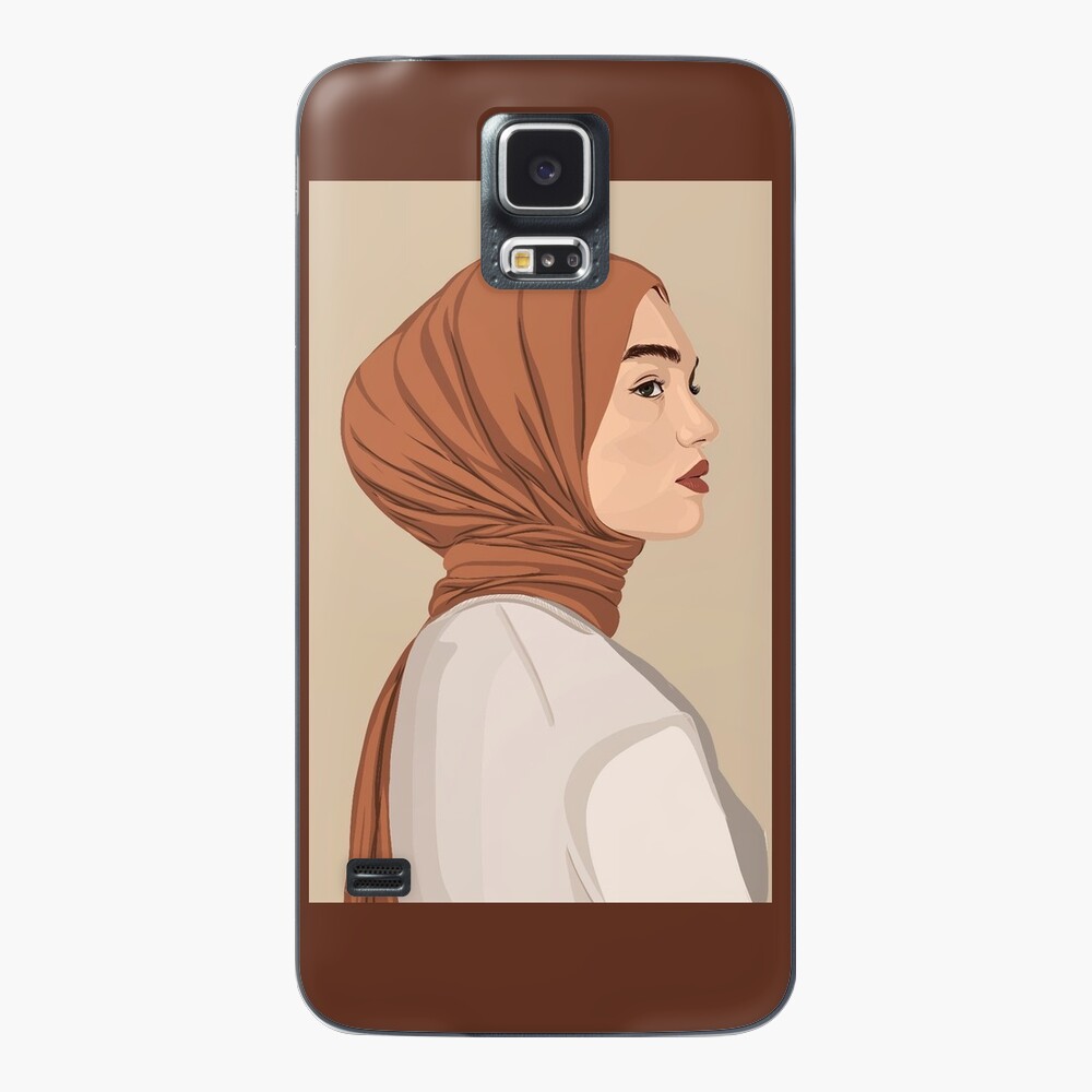 Beautiful Girl in Hijab Cartoon iPad Case & Skin for Sale by