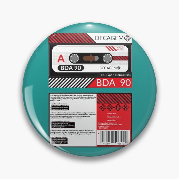 Item preview, Decagem BDA 90 type 1 cassette (front and back) designed and sold by B-96-J.