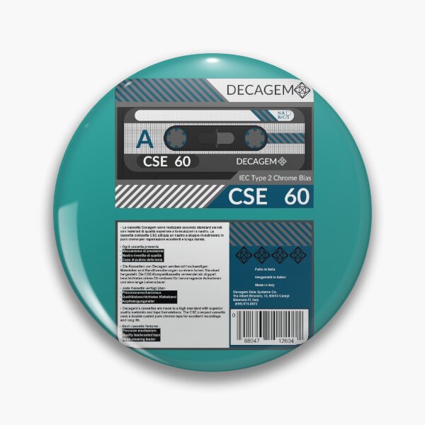 Item preview, Decagem CSE 60 type 2 cassette (front and back) designed and sold by B-96-J.