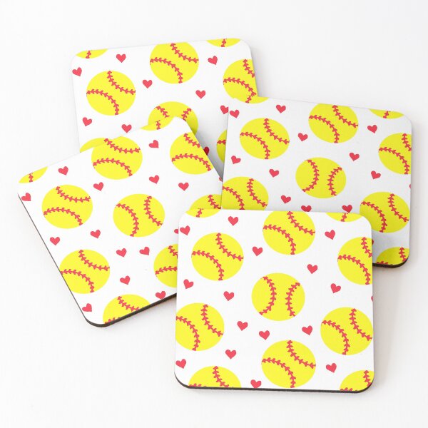 Item preview, softballs and hearts designed and sold by littlearrow.