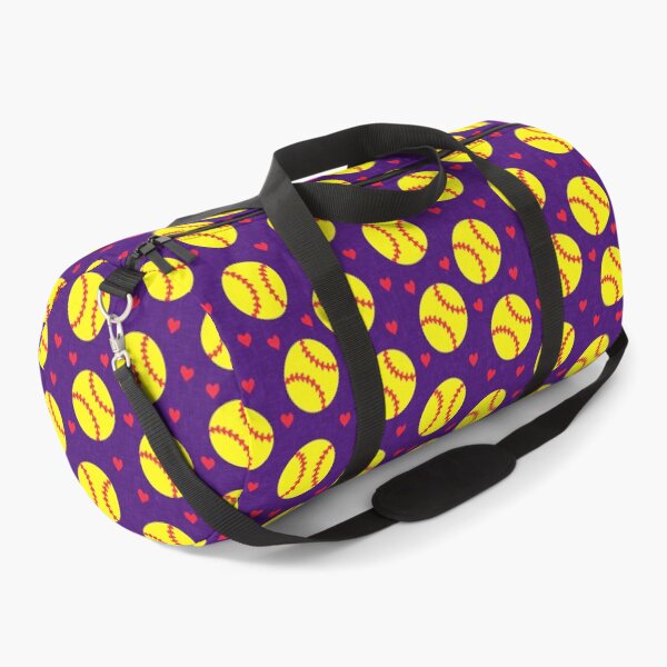 Item preview, softballs and hearts - purple designed and sold by littlearrow.