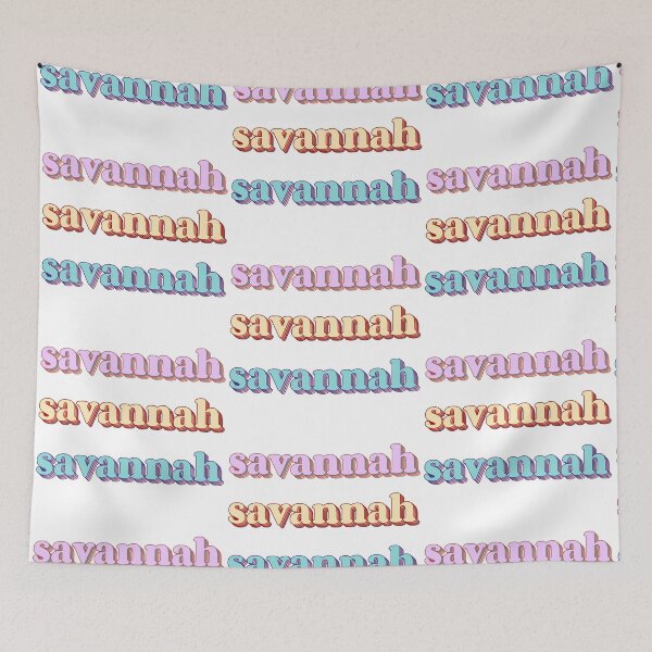 Item preview, Savannah Word Art designed and sold by Arexus.