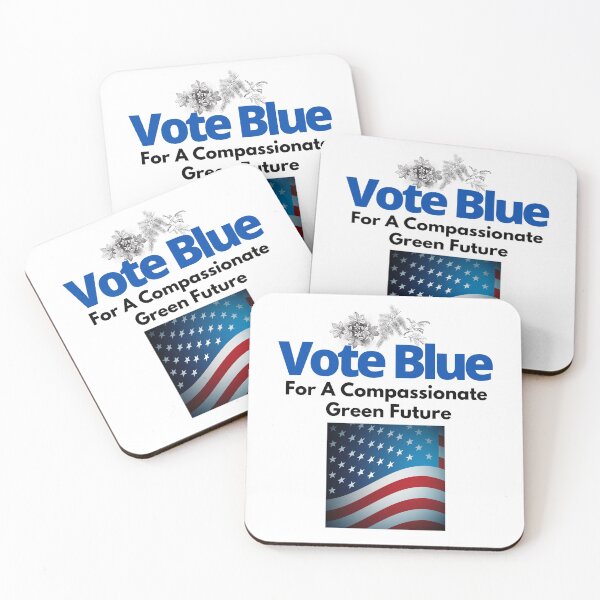 Item preview, Vote Blue For A Green Future designed and sold by EarthArtDesigns.