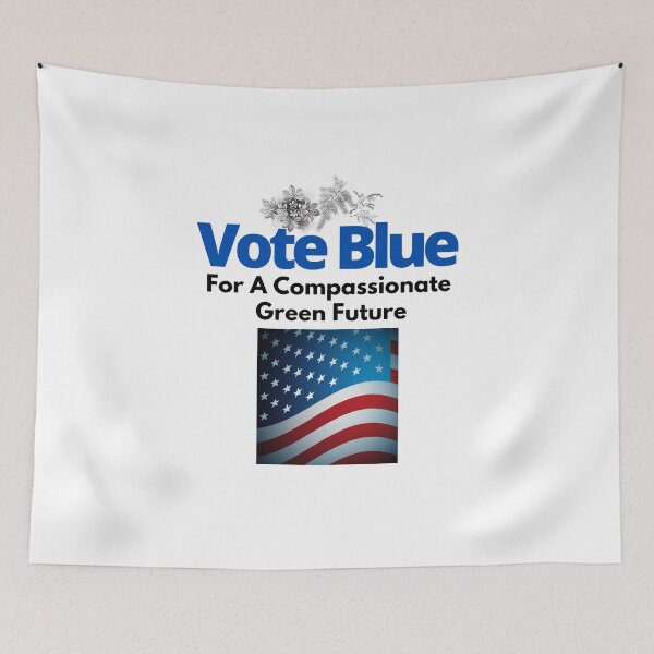 Item preview, Vote Blue For A Green Future designed and sold by EarthArtDesigns.