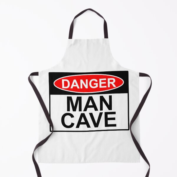Item preview, Danger man cave sign design art designed and sold by SumoShark.