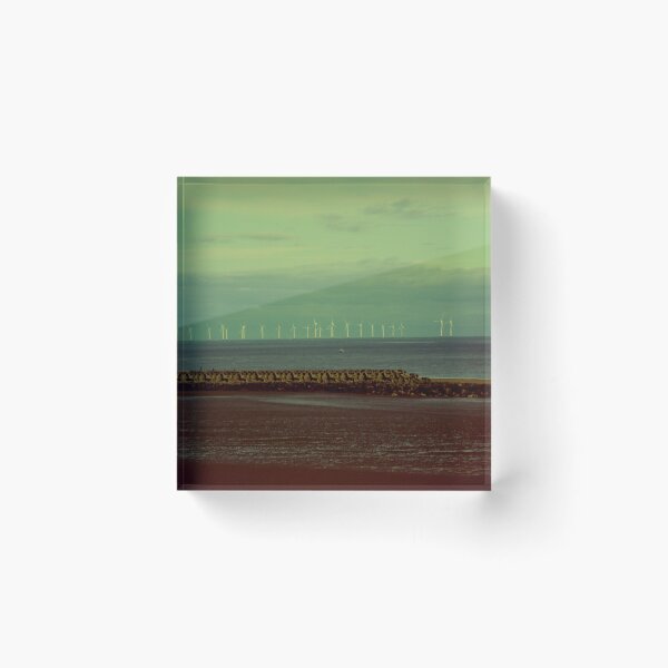Item preview, Wind Farm off the coast of New Brighton, Wirral UK designed and sold by AWalkInEngland.