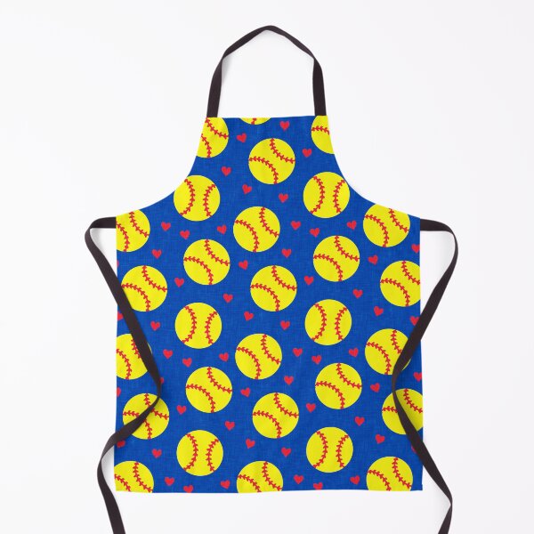 Item preview, softballs and hearts - blue designed and sold by littlearrow.
