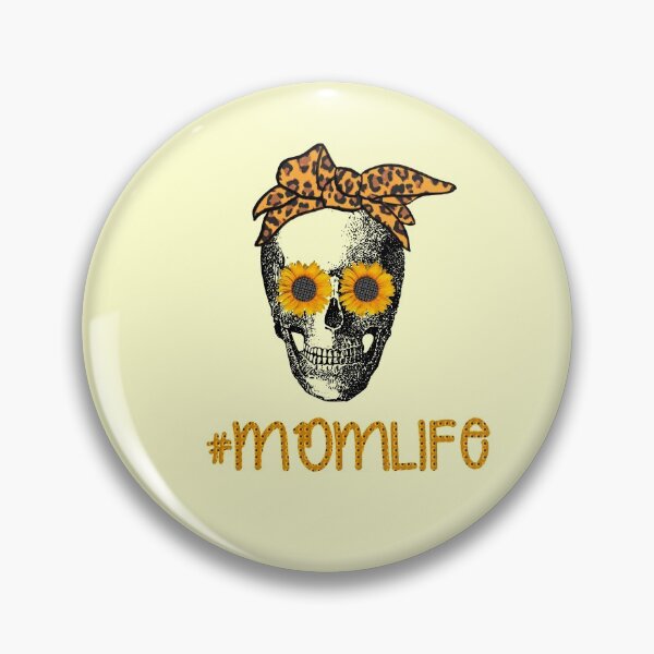 Item preview, Mom Life Skull Sunflower Sublimation Halloween designed and sold by KiwiArt 2020.