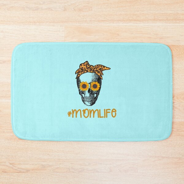 Item preview, Mom Life Skull Sunflower Sublimation Halloween designed and sold by KiwiArt 2020.