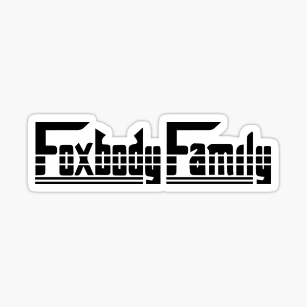 Item preview, Foxbody Family designed and sold by ADezignz.