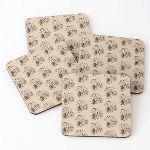 Item preview, Man drinking coffee, pattern. Thecoffeefanatics merch,  designed and sold by coffeeapparel.