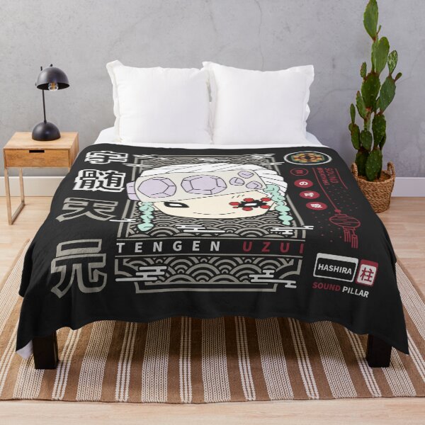 Tengen Uzui - Sound Pillar - Demon Slayer Throw Blanket