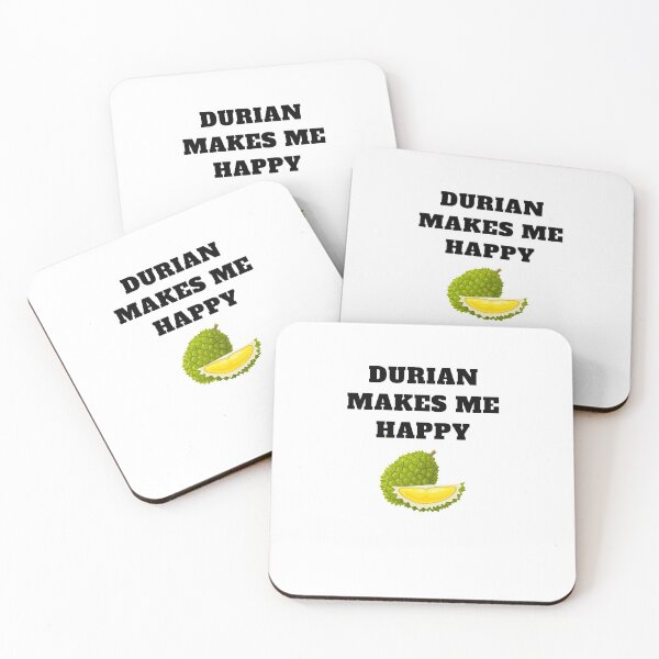 Item preview, Durian makes me happy tropical fruit designed and sold by Jeangel97.