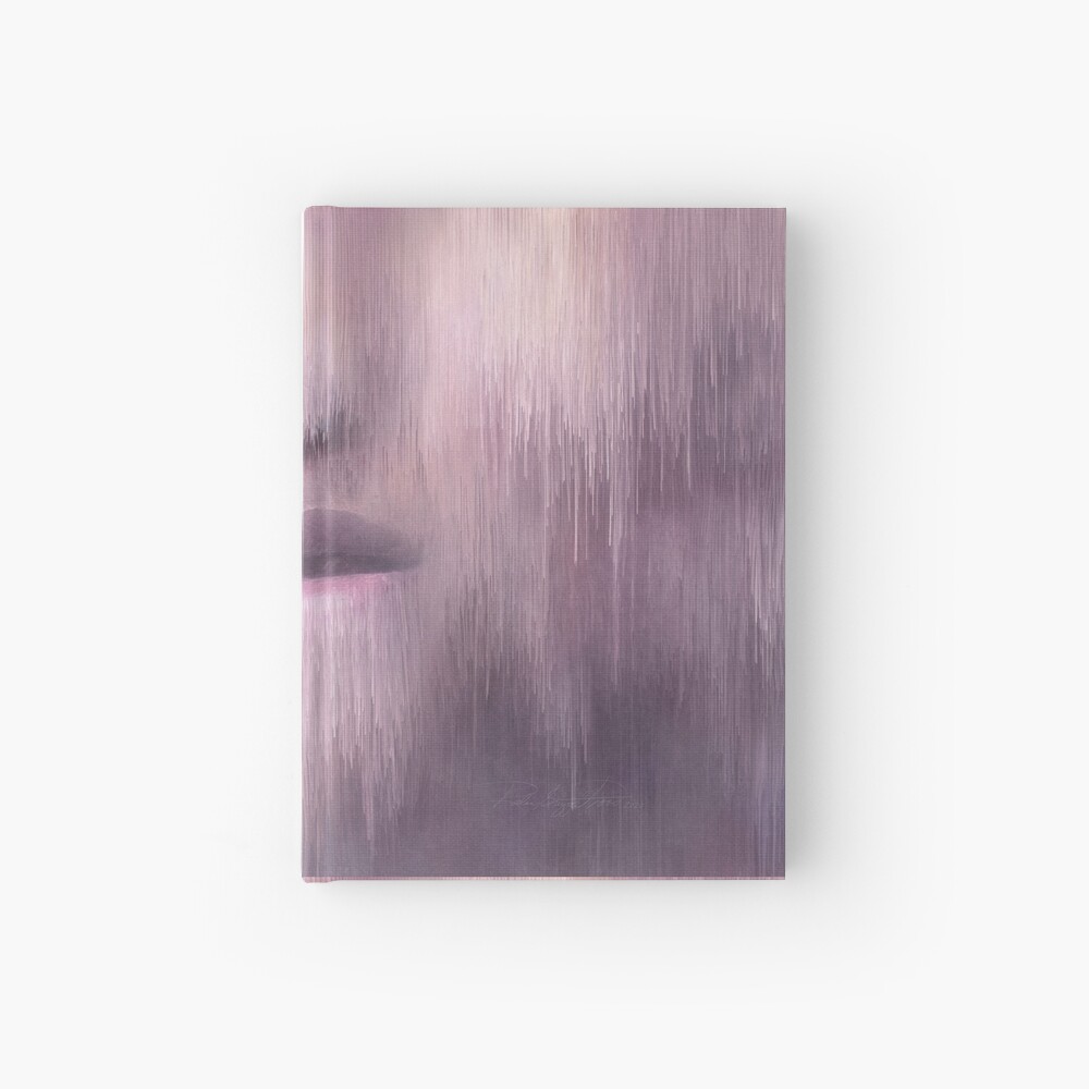 “Succumb” (tears, sadness, giving up) painting - “Smile” Fine Art series Hardcover Journal