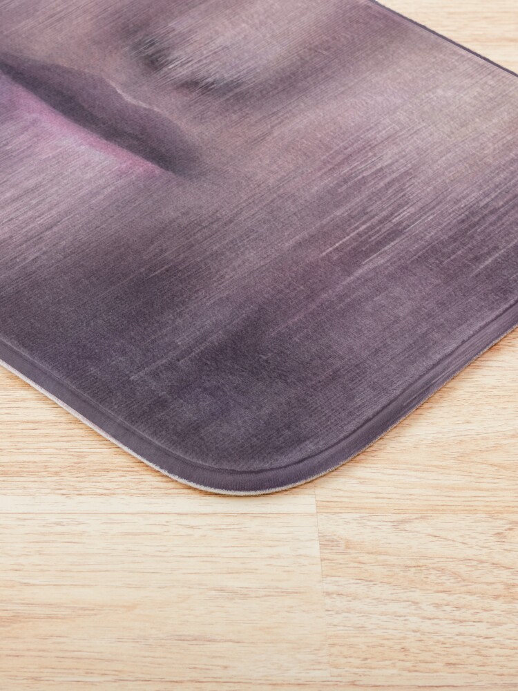 Alternate view of “Succumb” (tears, sadness, giving up) painting - “Smile” Fine Art series Bath Mat