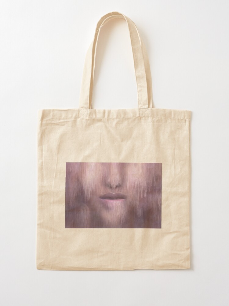 Alternate view of “Succumb” (tears, sadness, giving up) painting - “Smile” Fine Art series Tote Bag