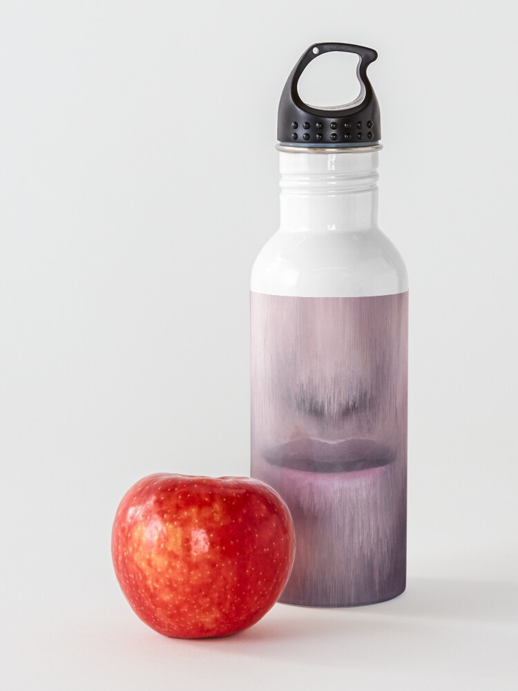 Alternate view of “Succumb” (tears, sadness, giving up) painting - “Smile” Fine Art series Water Bottle