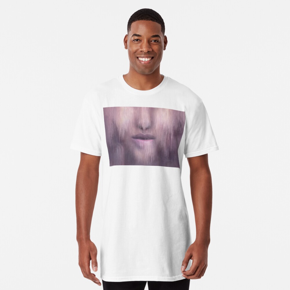 “Succumb” (tears, sadness, giving up) painting - “Smile” Fine Art series Long T-Shirt