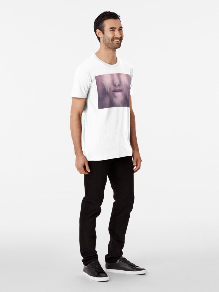Alternate view of “Succumb” (tears, sadness, giving up) painting - “Smile” Fine Art series Premium T-Shirt