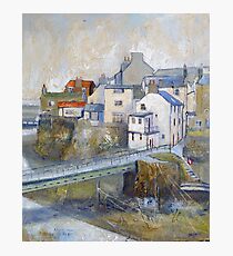 Looking Down to The Bridge, Staithes Photographic Print