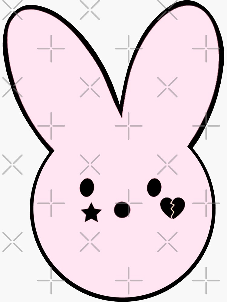 lil peep plush bunny pink