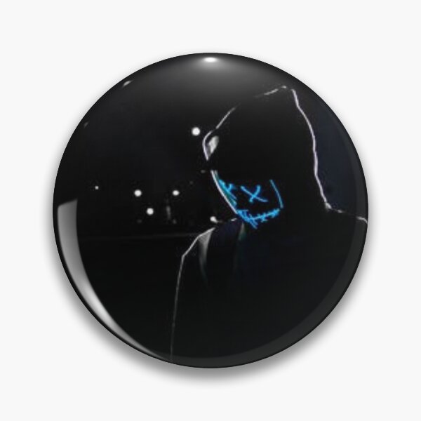 Item preview, Anonymous Blacked out Blue LED Mask designed and sold by NRober5.