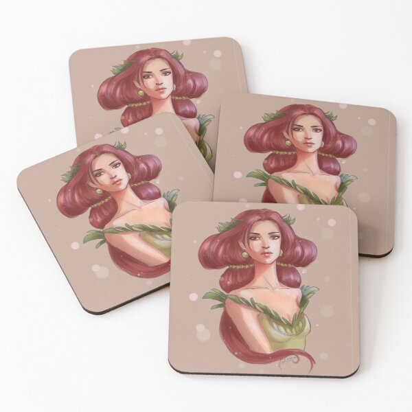 Item preview, Hojas verdes y cabello rojo. designed and sold by hoshimem.