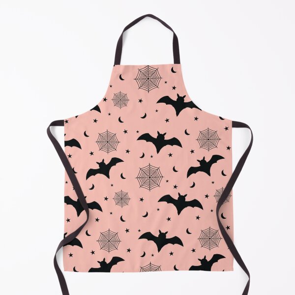 Item preview, Happy Halloween Cute Pink pattern with flying bats and spiderweb Cute Halloween Pattern designed and sold by UniqueMw.