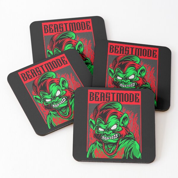 Item preview, BEAST MODE READ AND GREEN DESIGN  designed and sold by BLAKVERSE DESIGNS.