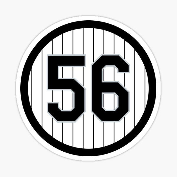 Item preview, Mark Buehrle #56 Jersey Number designed and sold by StickBall.